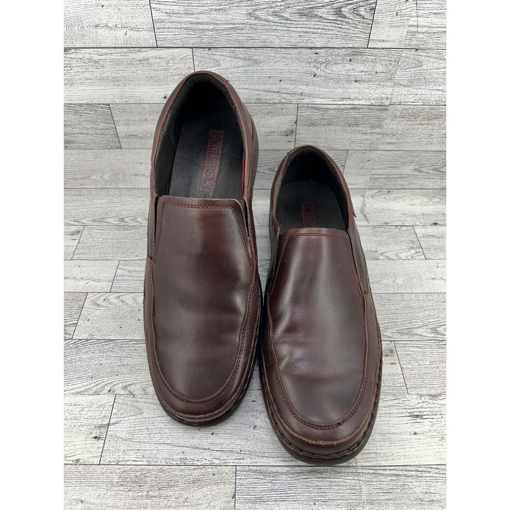 Pikolinos Berna Mens Dark Brown Leather Slip On Loafers Shoes 45 EU‎ 11-11.5 US